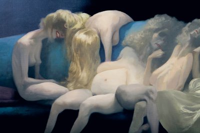 La giovane sposa e le mogli morte (dettaglio), da Barbablù di Charles Perrault da Daniel Cacouault