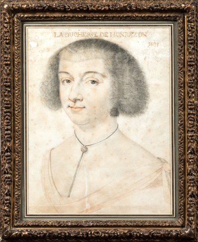 Daniel Dumonstier - Ritratto della duchessa di Montbazon da Daniel Dumonstier