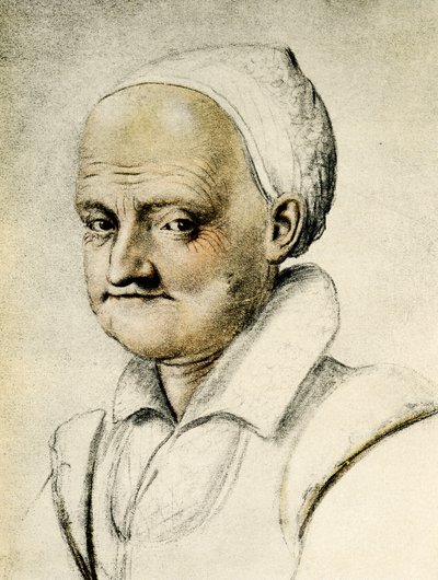 Ritratto di una vecchia donna da Daniel Dumonstier or Dumoustier
