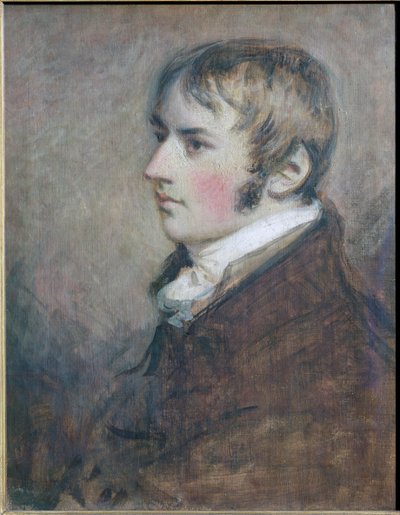John Constable, pittore di paesaggi inglese, 1796 da Daniel Gardner