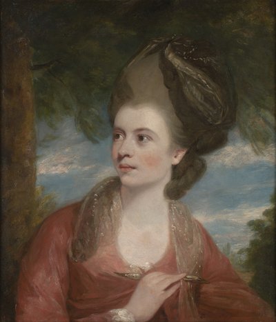 Ritratto di Angelica Kauffmann, RA (1741-1807), pittrice da Daniel Gardner
