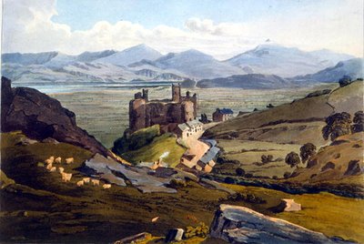 Castello di Harlech da Daniel Havell