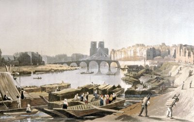 Notre Dame, Ile de la Cité, Ile Saint Louis e il Pont de la Tournelle da Daniel Havell