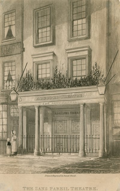 Il Teatro Sans Pareil (Teatro Adelphi), Londra da Daniel Havell