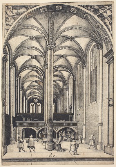 Interno della Chiesa di Santa Maria Maddalena con la Parabola dell