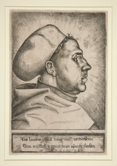 Martin Lutero da Daniel Hopfer