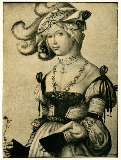 Ritratto di una ragazza da Daniel Hopfer