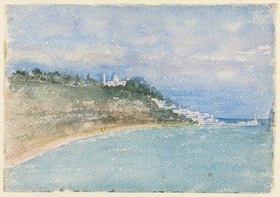 Punto a ovest di Algeri, Nord Africa, Schizzo di viaggio da Daniel Hudson Burnham