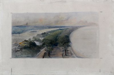 Parco di South Shore, Chicago, Illinois, schizzo di progetto da Daniel Hudson Burnham