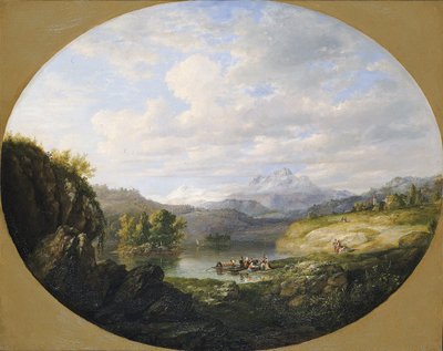 Un lago svizzero da Daniel Huntington