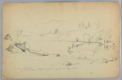 Fiume Ammonoosuc e Montagne Bianche, N.H. da Daniel Huntington