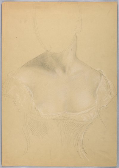 Busto di una Donna, Possibile Studio per il Ritratto di Mrs. Rutherford B. Hayes da Daniel Huntington