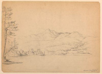 Disegno, Monte Chocorua da Cara