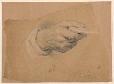 Disegno, studio per "Comunione di t", 1844 da Daniel Huntington