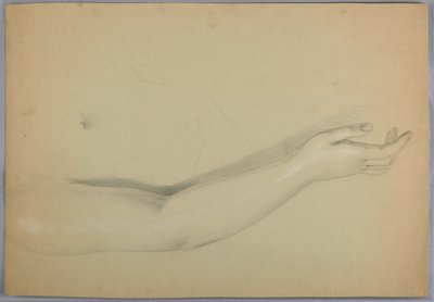 Disegno, studio per il duplicato di "C", 1850 da Daniel Huntington