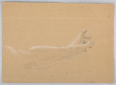 Disegno, studio per "Early Christia", 1839-40 da Daniel Huntington