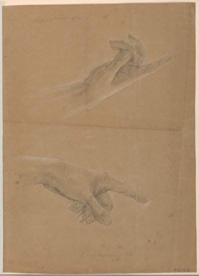 Disegno, studio per "Early Christia", 1839-40 da Daniel Huntington
