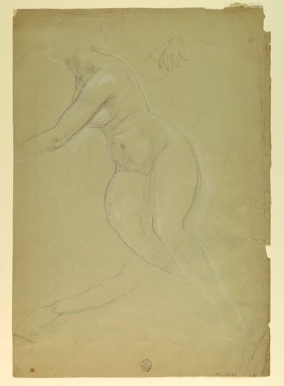 Disegno, studio per "Giustizia e Pe", 1886 da Daniel Huntington