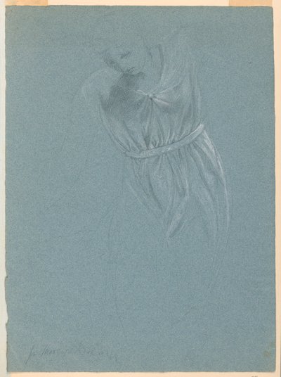 Disegno, studio per "Il sogno di Mercy", 1857 da Daniel Huntington