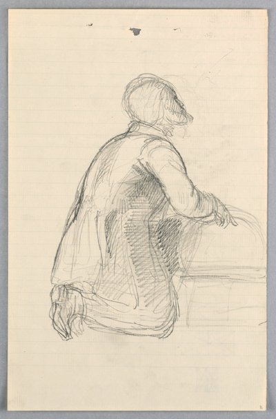 Disegno, studio per "Gruppo scientifico", 1858 da Daniel Huntington