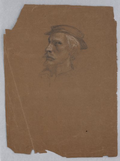 Disegno, Studio per "Tiziano in mostra", 1872 da Daniel Huntington