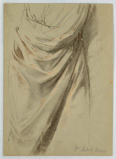 Disegno, studio per "Tribute Money", 1852 da Daniel Huntington
