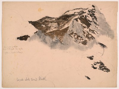 Dalla finestra dello chalet, cima del Monte Scheidegg, dopo una nebbia e una tempesta da Daniel Huntington