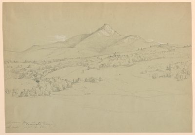 Monte Chocorua dalla collina vicino al villaggio di Tamworth da Daniel Huntington