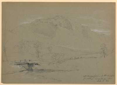 Monte Mansfield dalla Pleasant Valley Road, Cambridge, Vermont da Daniel Huntington