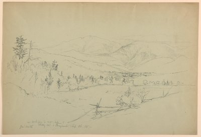 Monte Washington dalla strada di Jefferson, New Hampshire da Daniel Huntington