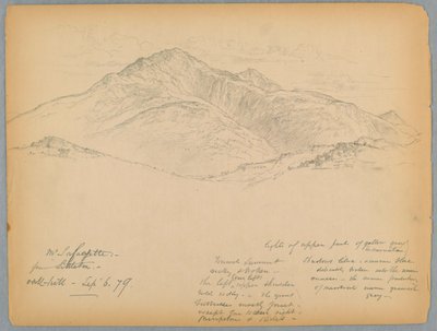 Monte Lafayette da Oak Hill, Littleton, New Hampshire da Daniel Huntington