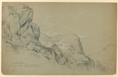 Sulla cima del Chocorua da Daniel Huntington