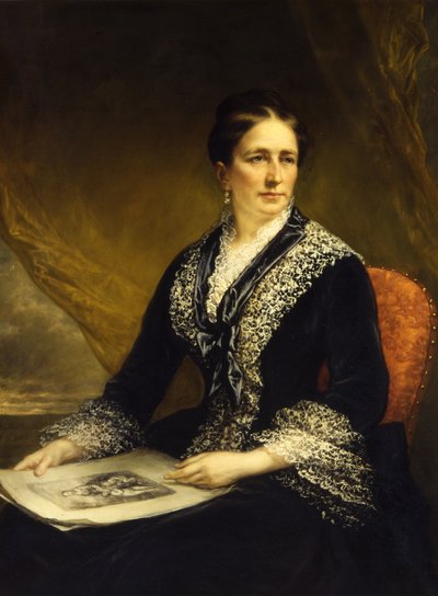 Ritratto di Mary McCrea Stuart, Mrs. Robert Leighton Stuart, ca. 1840-1885 da Daniel Huntington
