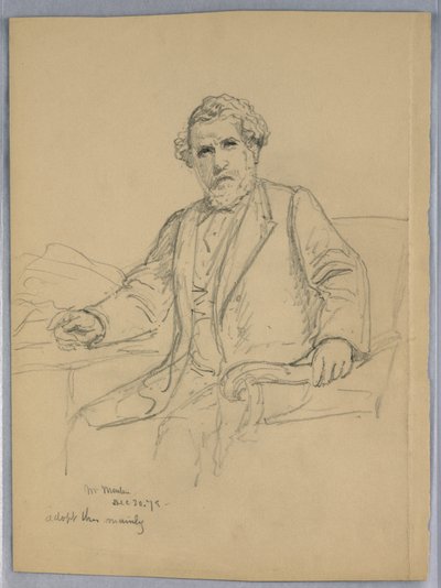 Studio per Ritratto di Charles J. Martin da Daniel Huntington