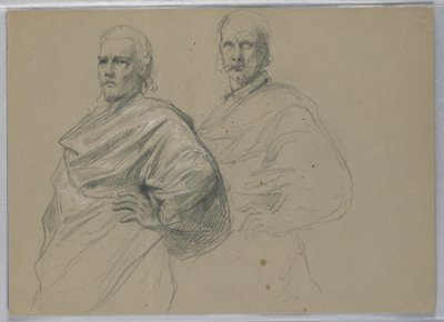 Studio per "Tiziano che mostra" da Daniel Huntington