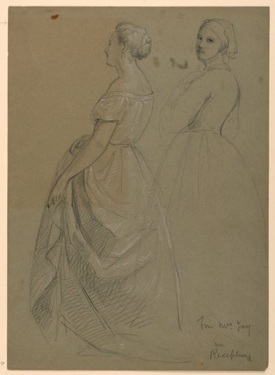 Studio di Mrs. Jay per "The Republican Court" (Giornata di ricevimento di Lady Washington) da Daniel Huntington