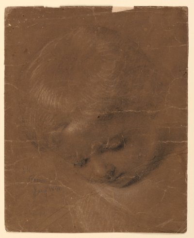 Studio della testa di un bambino da Daniel Huntington