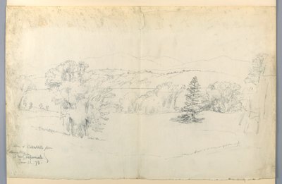 Il fiume Hudson e i Catskills da Barrytown da Daniel Huntington