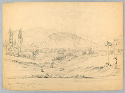 Verso il guado a North Conway, per strada a Jackson, New Hampshire da Daniel Huntington