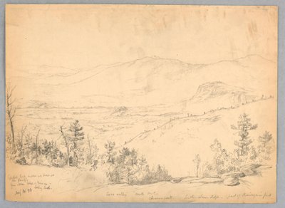 Vista verso sud dal Monte Kearsarge, New Hampshire da Daniel Huntington