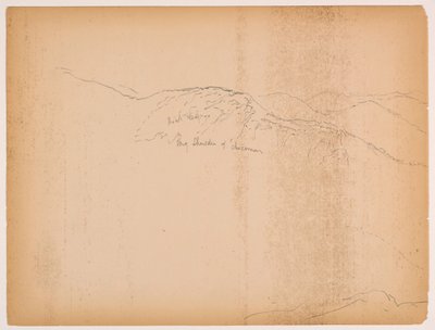 Veduta dalla spalla del Monte Chocorua da Daniel Huntington