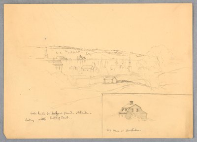 Veduta di Groton Heights da New London da Daniel Huntington