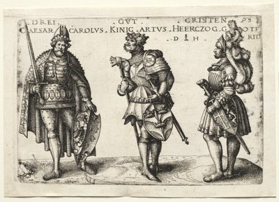 Tre Cristiani Degni da Daniel I Hopfer