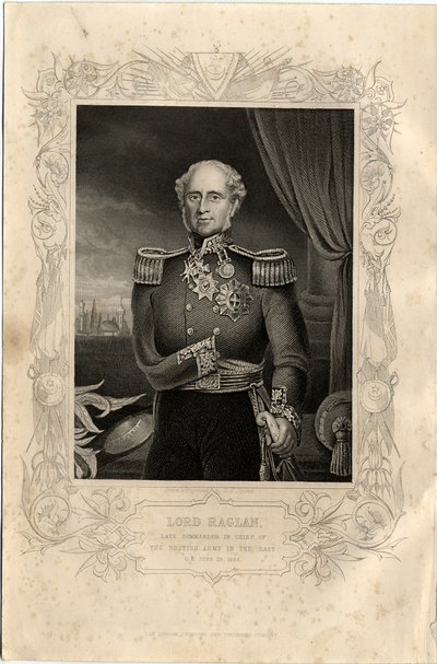 Ritratto di Lord Raglan da Daniel John Pound