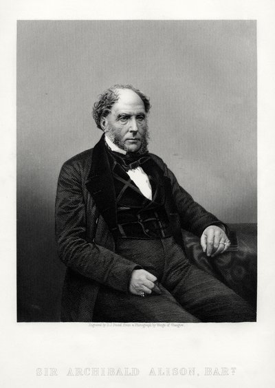 Archibald Alison, scrittore didattico e filosofico scozzese, c1880 da Daniel John Pound