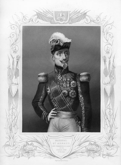 Armand-Jacques Leroy de Saint-Arnaud 1801-1854, 1857 da Daniel John Pound