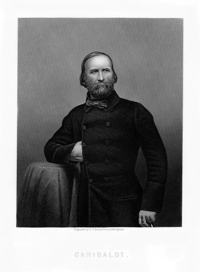 Giuseppe Garibaldi, patriota italiano, XIX secolo da Daniel John Pound