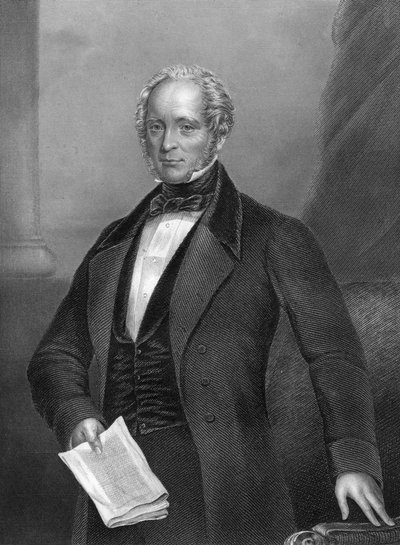 Henry John Temple 1784-1865, 3° Visconte Palmerston, statista britannico, 1857 da Daniel John Pound