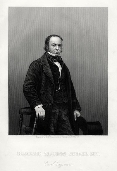 Isambard Kingdom Brunel, ingegnere britannico, c1880 da Daniel John Pound