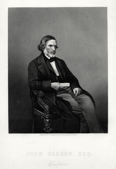 John Gibson, scultore britannico da Daniel John Pound